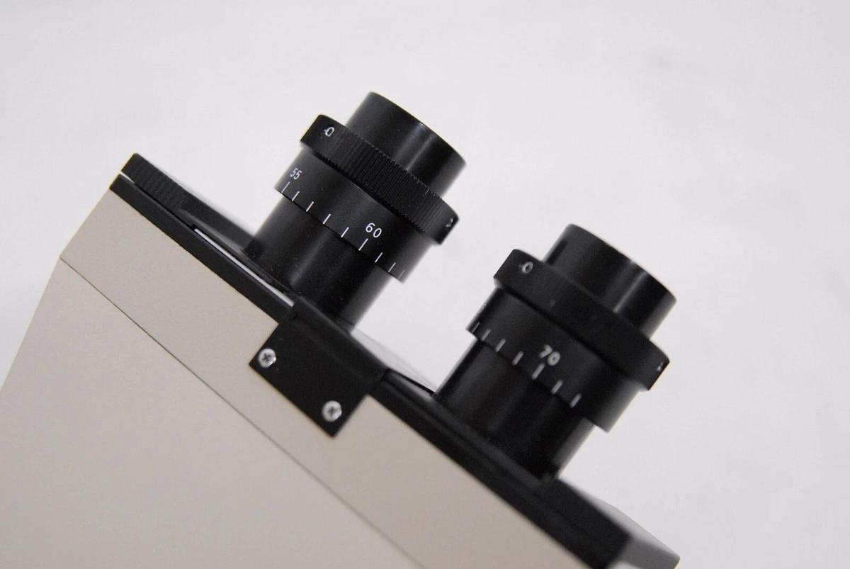 Used Olympus Binocular Microscope Head W/ Spectra-Tech 0047-172D IR-Plan Mount
