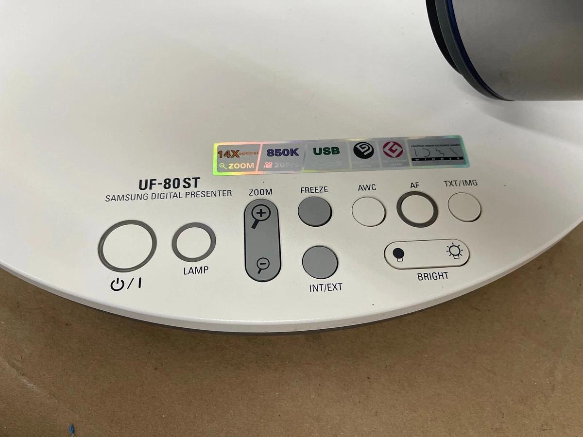 Used SAMSUNG UF-80ST Digital Presenter W/ Power Adapter and DC Power Output Cable