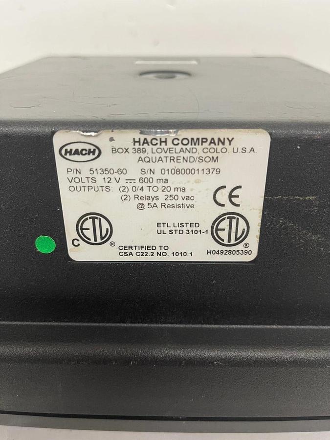 Used HACH 51350-60 Signal Output Module Interface Aquatrend/Som - PARTS