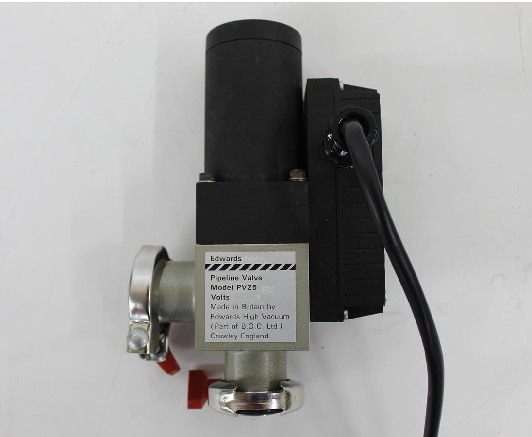 Used Edwards PV25EK Solenoid Vacuum Pipeline Isolation Valve NW25 KF25