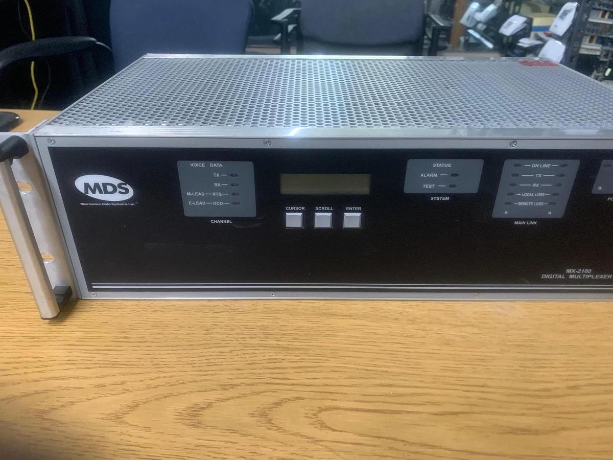 Used MDS Microwave Data Systems MX-2100 Digital Multiplexers