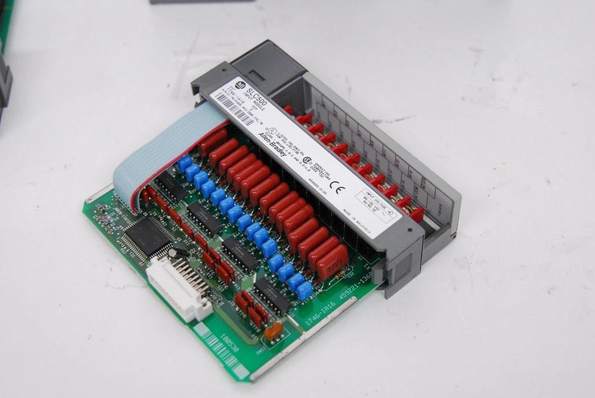 Used AB SLC 500 1746-A4 4-Slot Rack, 1747-L511 CPU, 1746-IA16, 1746-OW16, 1746-P1