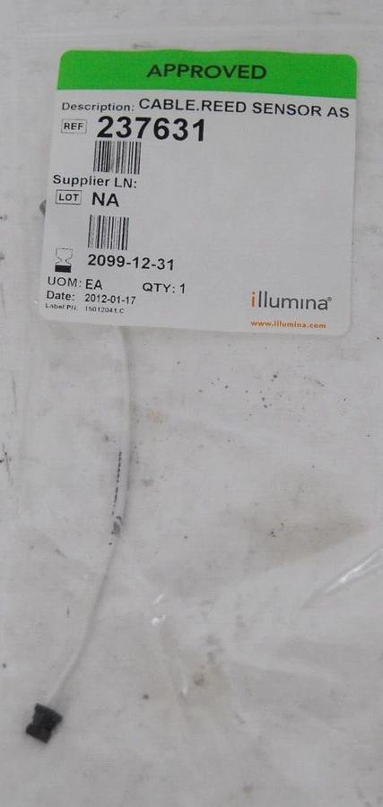 Used Illumina 237631 CABLE.REED SENSOR AS