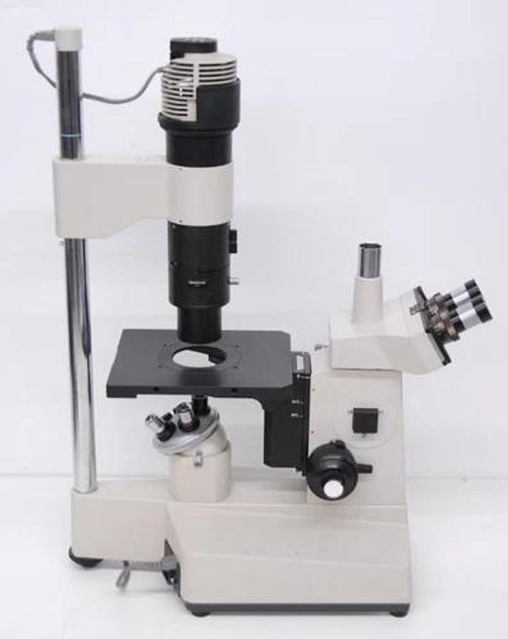 Used Olympus IM IMT Inverted Trinocular Microscope W/ 4X/10X/C20X Objectives