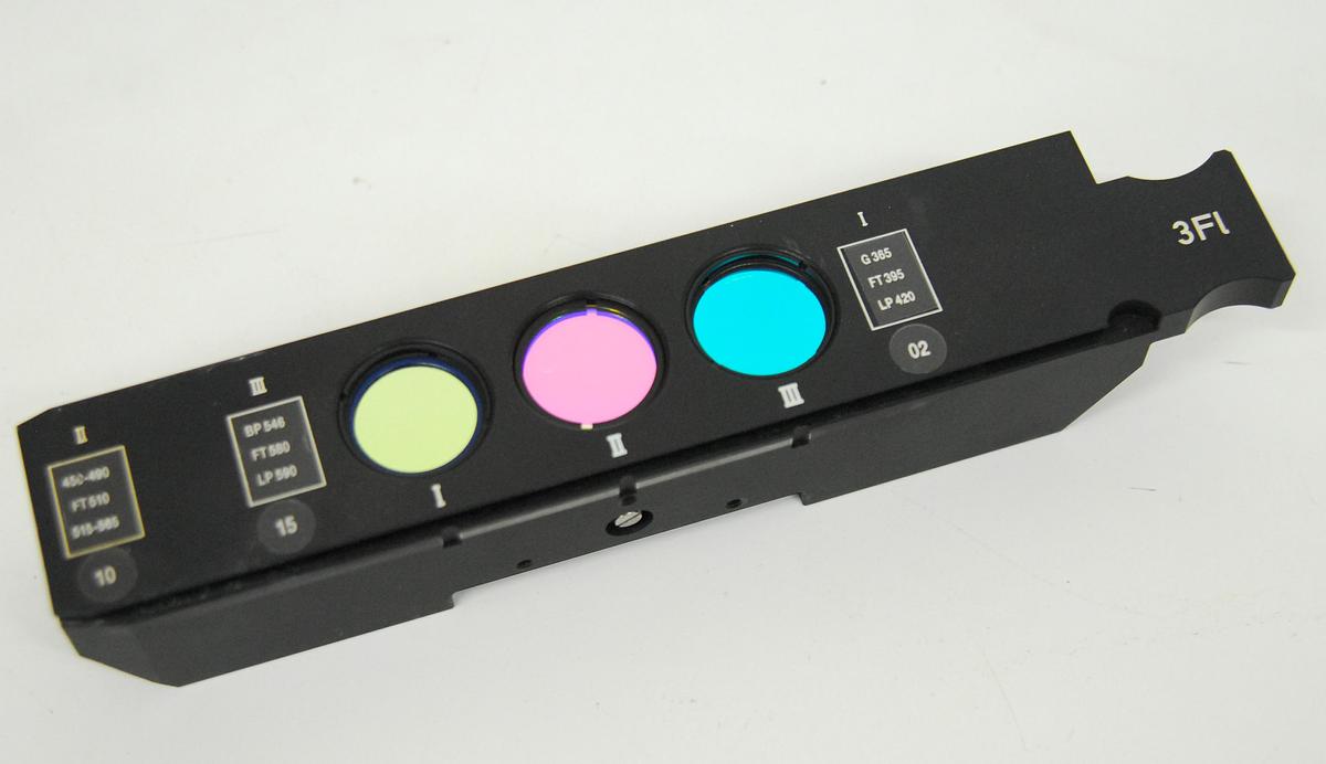 Used Zeiss 446421 3Fl Fluorescence Filter Slider - Axioplan