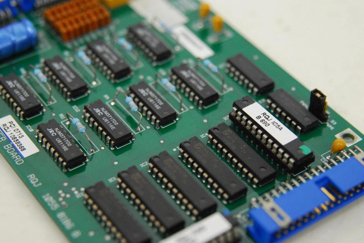 Used Wallac 1055 8186 B RQJ Quad Stepper Board