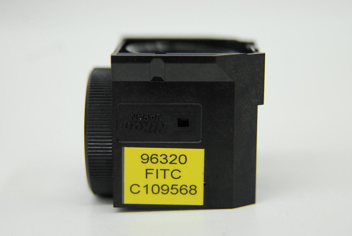 Used Nikon 96320 FITC C109568 Microscope Filter Cube (C-FL)