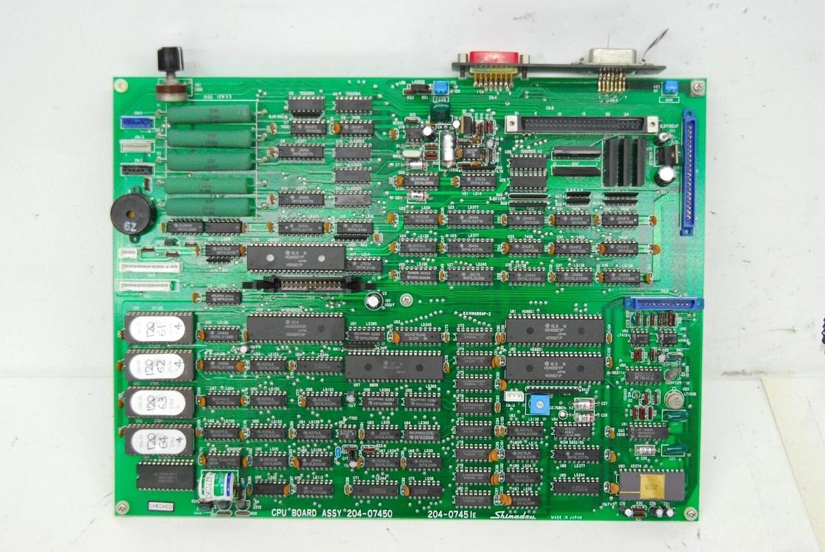 Used Shimadzu 204-07450 204-0745E CPU Board (UV-160)