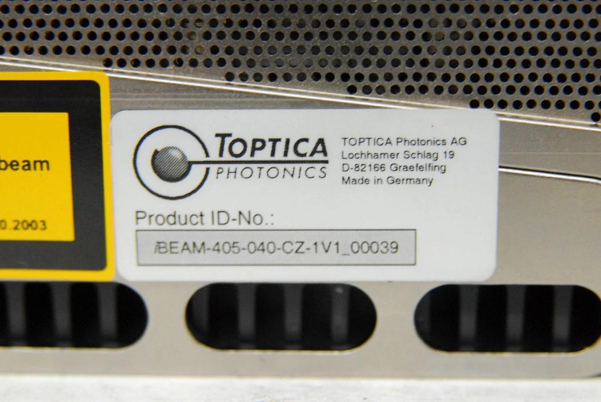 Used Toptica iBEAM-405-040-CZ-1V1 Compact Diode Laser (405nm,40mW) - LSM 510 Laser
