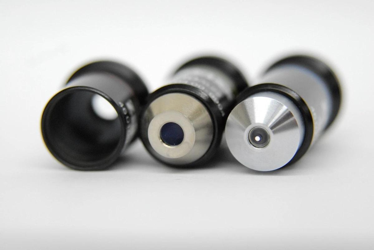 Used Zeiss 3.2x/10x/40x Objective Set (460100-9904, 460400-9904, 460700-9903)