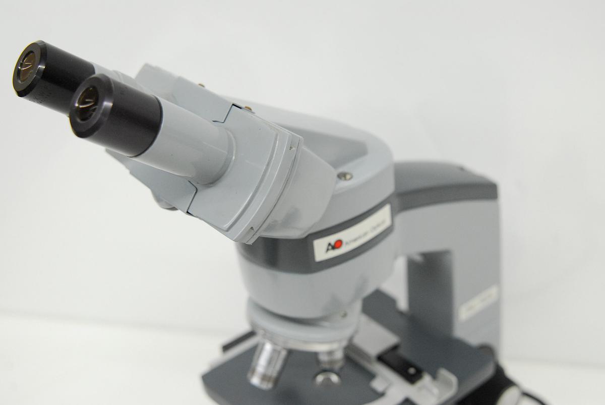 Used American Optical One-Fifty Binocular Microscope W/ 10/45/97x Objectives