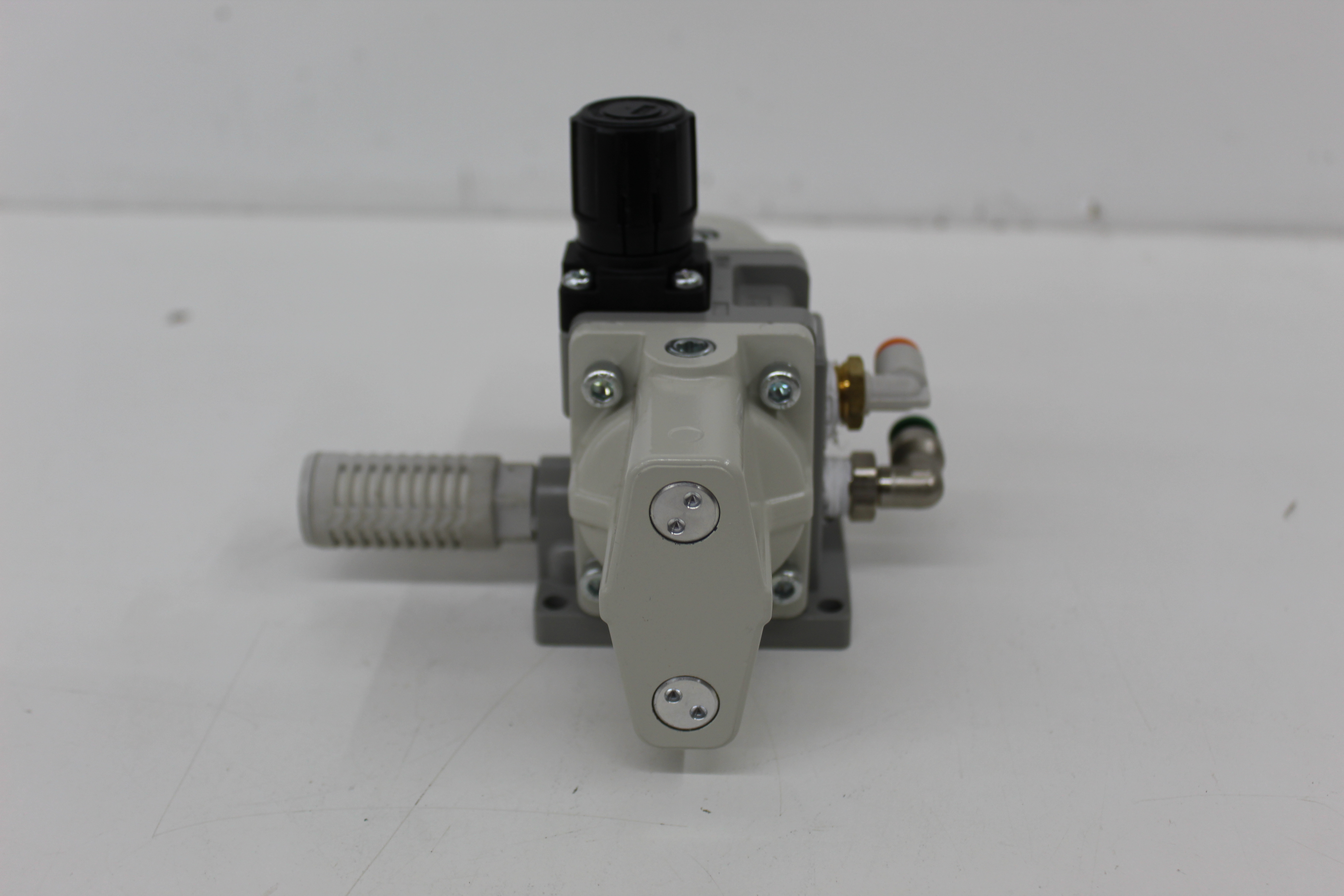 Used SMC VBA11A-T02-Z Pneumatic Air Pressure Booster Regulator 145 PSI In 290 PSI Out