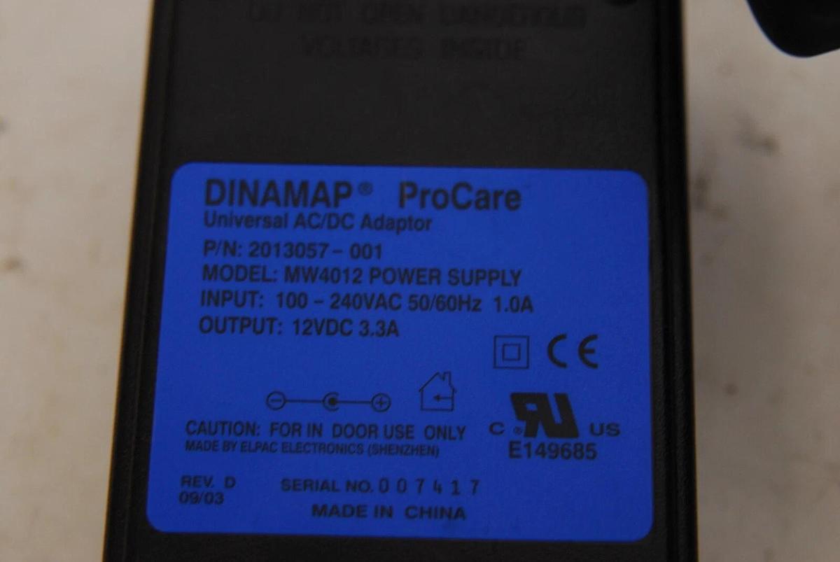 Used GE Dinamap ProCare 400 (DPC400NR) W/ Power Adapter- READ DESCRIPTION