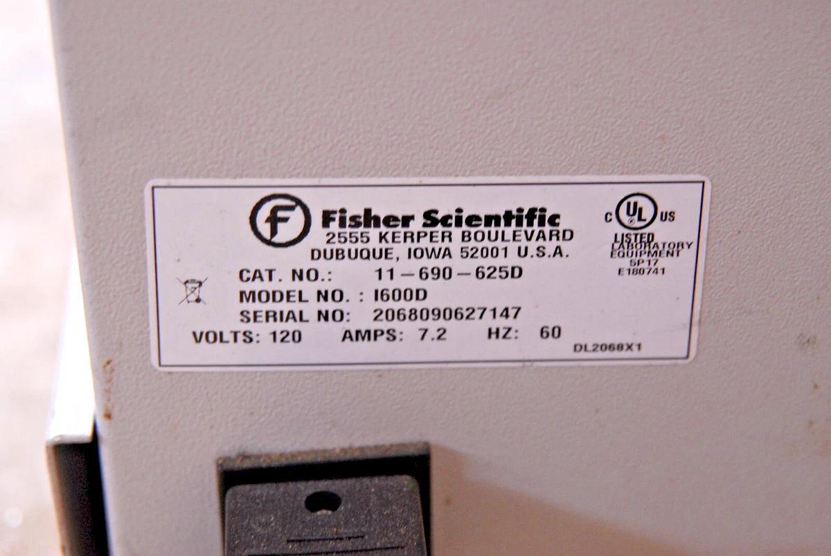 Used Fisher Scientific I600D 11-690-625D 625D Isotemp Incubator