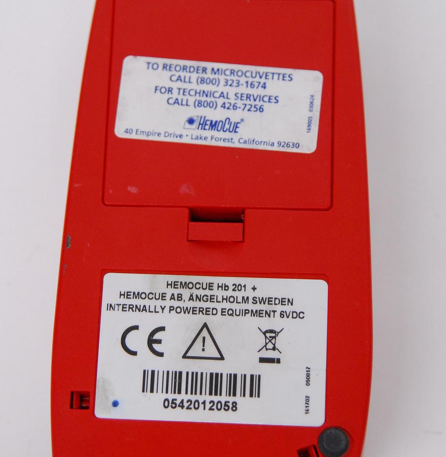 Used HemoCue Hb 201+ Hemoglobin System Analyzer - Tested