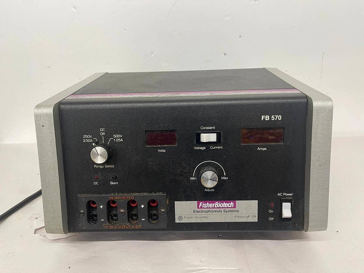 Used Fisher Biotech FB 570 (FB570) Electrophoresis Power Supply - TESTED