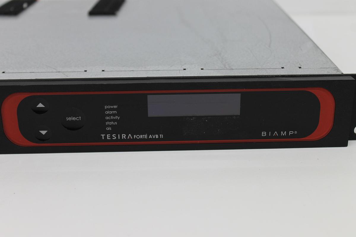 Used Biamp Tesira Forte AVB TI Digital Audio Signal Processor | 12-Input 8-Output