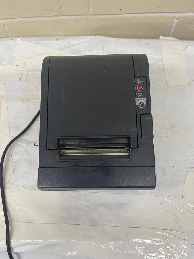 Used Epson TM-T88iii (M129C) POS Receipt Printer W/ USB interface & Powers Adapter