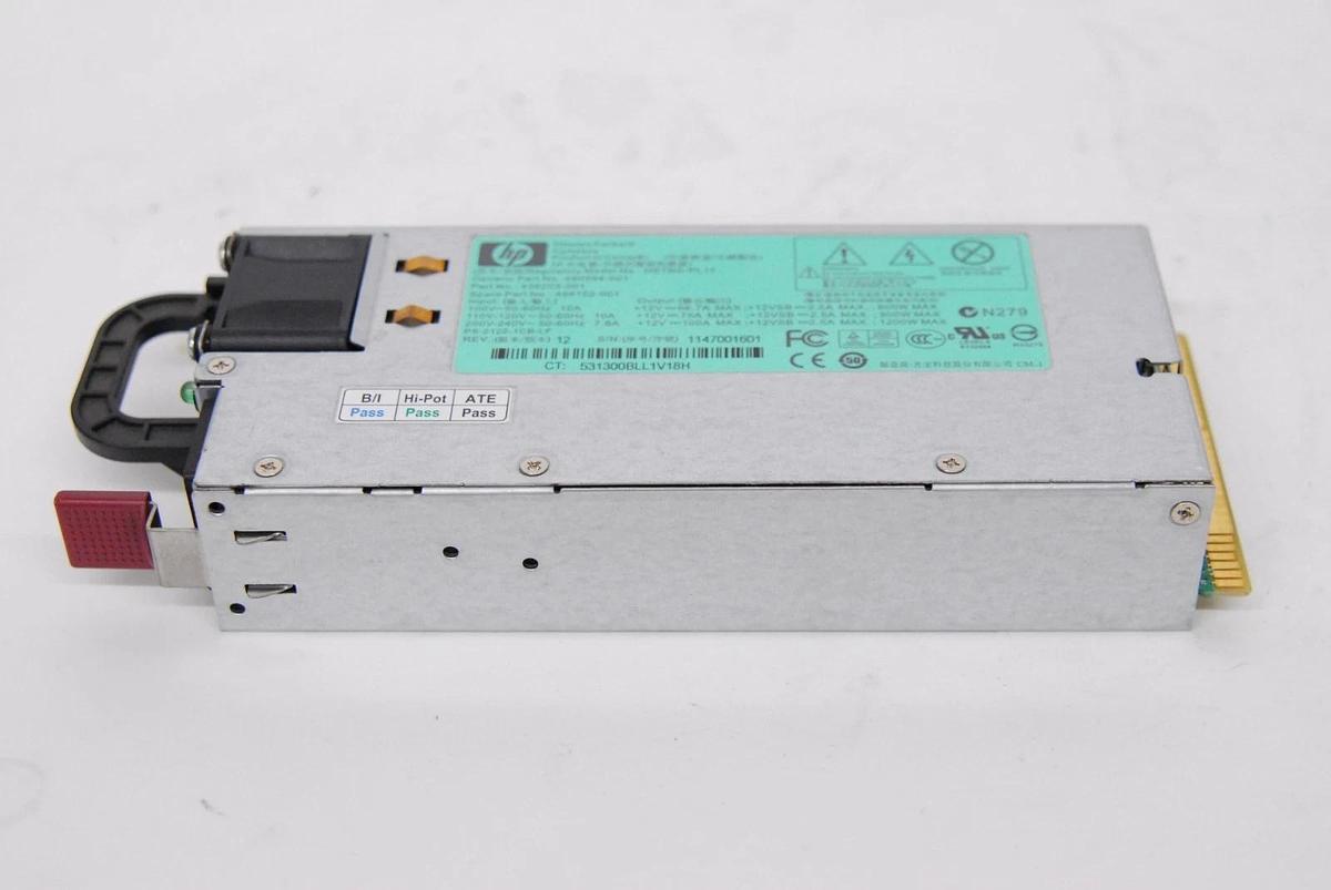 Used HP HSTNS-PL11 438203-001 1200W Hot-Swappable Server Power Supply