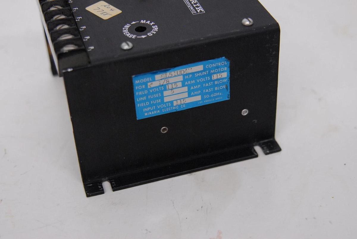 Used Minarik Electric SL51UD4M Control Drive