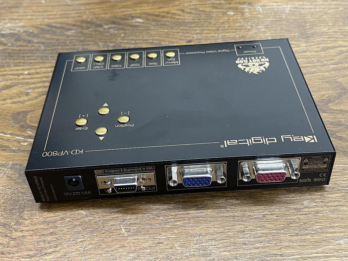 Used Key Digital KD-VP800 HD Hot Rod Series Digital Video Processors - Lot of 2