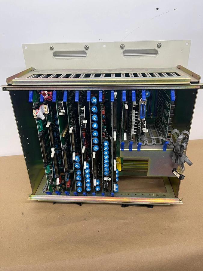 Used Hitachi Control Boards W/ Rack (from Hitachi SEM S-800 )