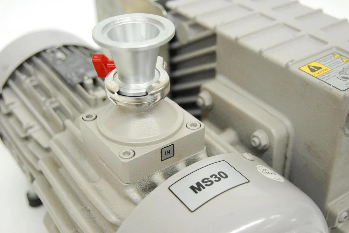 Used Varian MS30 8499225R001 0370408503 Mono-Stage Rotary Vane Vacuum Pump (200-240V)