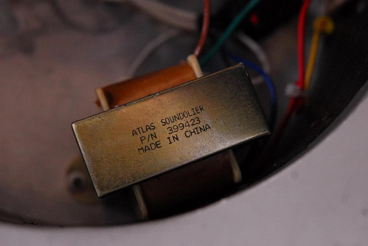 Used Atlas Sound 410-8 Compact Wall/Ceiling Aluminum Baffle 8" Loudspeaker