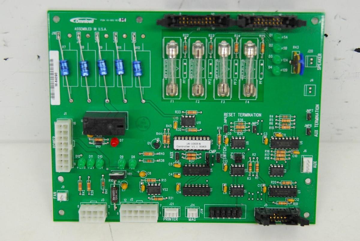 Used Omnicell 40-1003 M-64090 Power Communication Board (Optiflex)