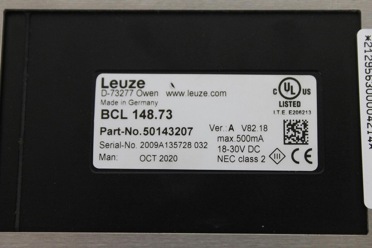 Used Leuze 50143207 Barcode Scanner