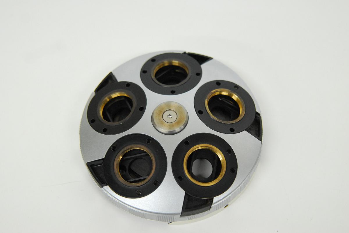 Used ZEISS 453176 5 Position Quintuple DIC Microscope Nosepiece -Axioplan/Axiophot/Axiovert