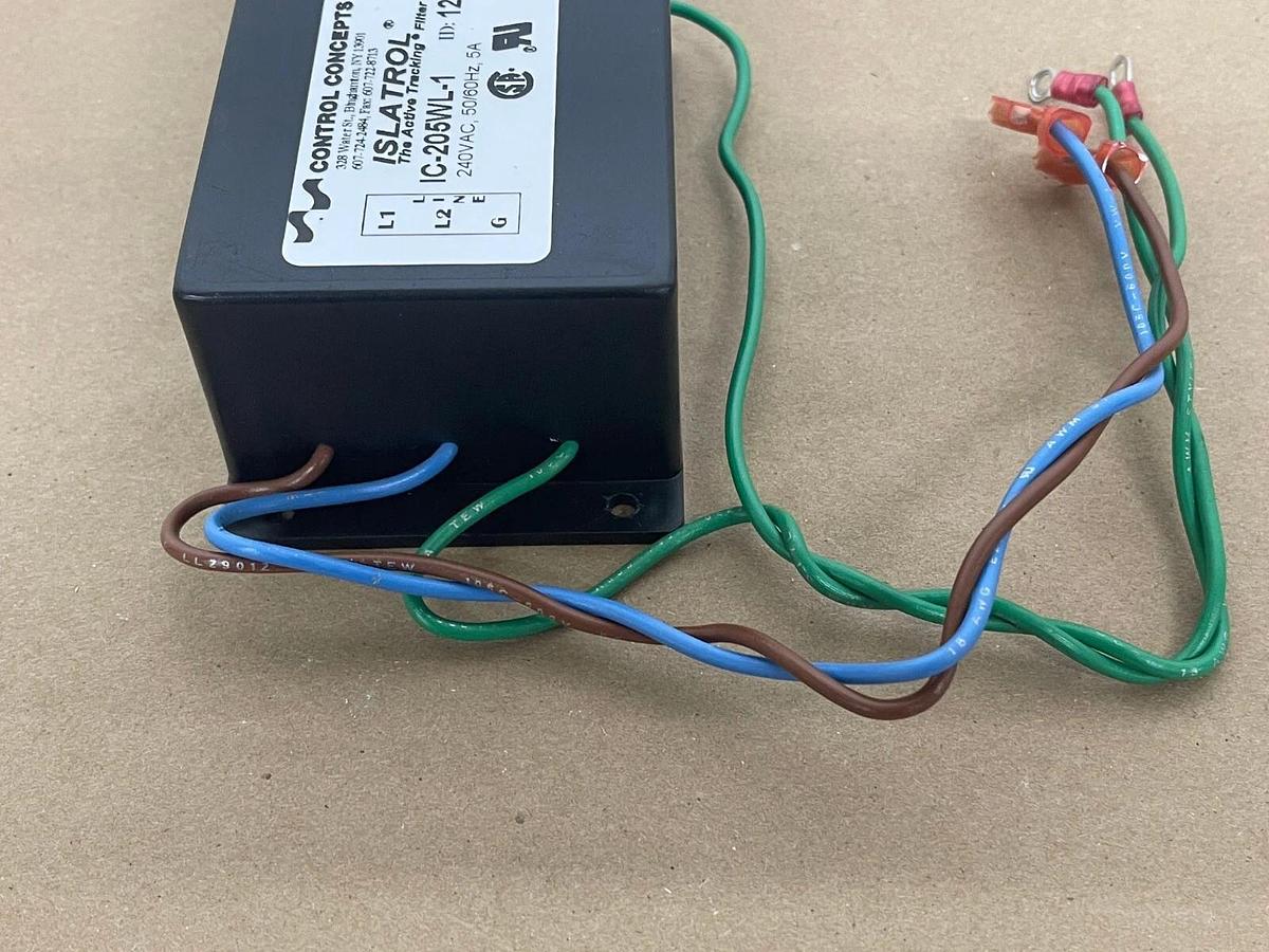 Used Control Concepts IC-205WL-1 Islatrol The Active Tracking Filter