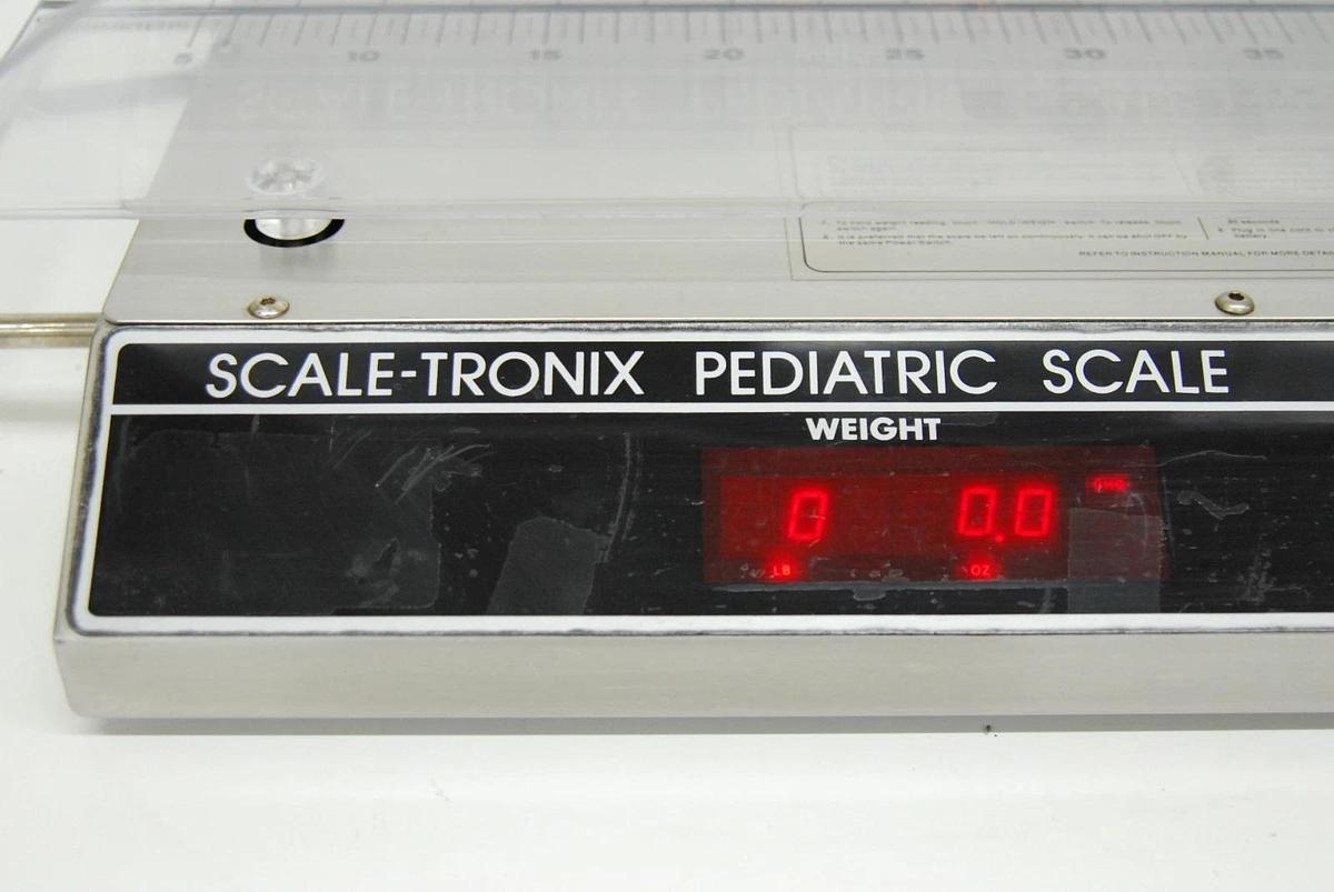 Used Scale-Tronix 4800 Pediatric Scale W/ Acrylic Cradle