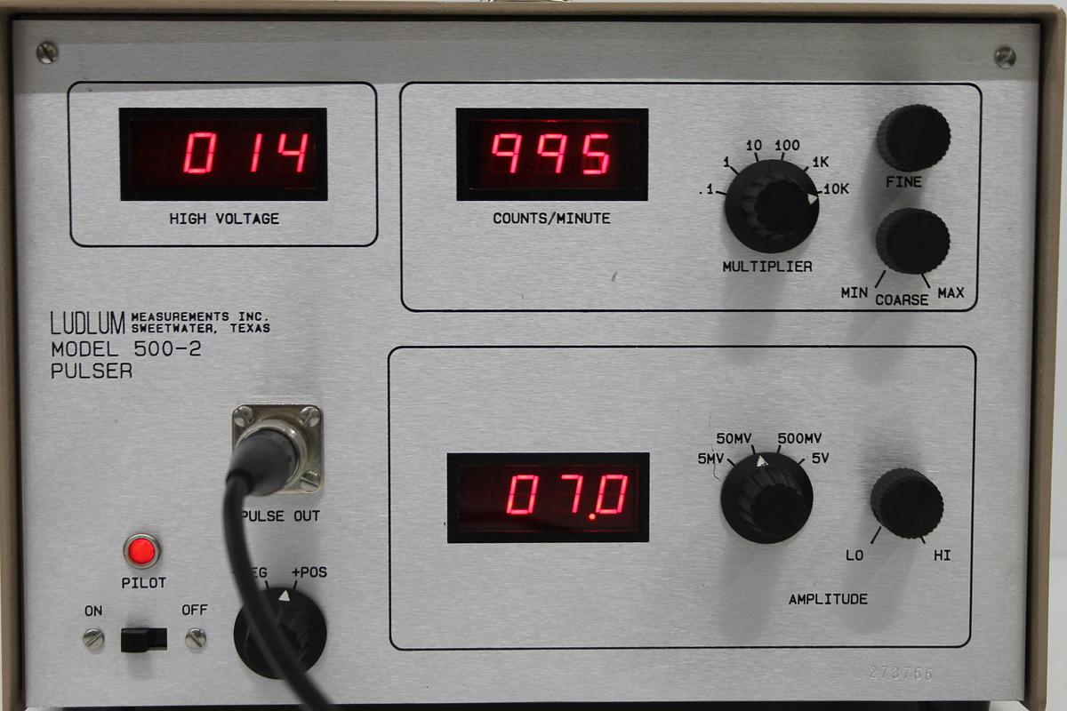 Used Ludlum 500-2 Pulser Pulse Generator