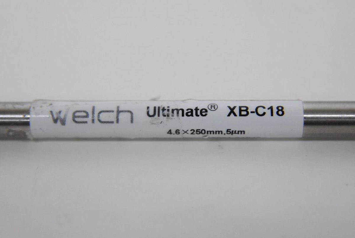 Used Welch Ultimate XB-C18 00201-31043 4.6x250mm 5μm - HPLC Column