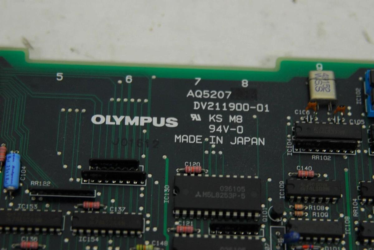 Used Olympus DV211900-01 AQ5207 Board (Vanox AHBS3) - TESTED