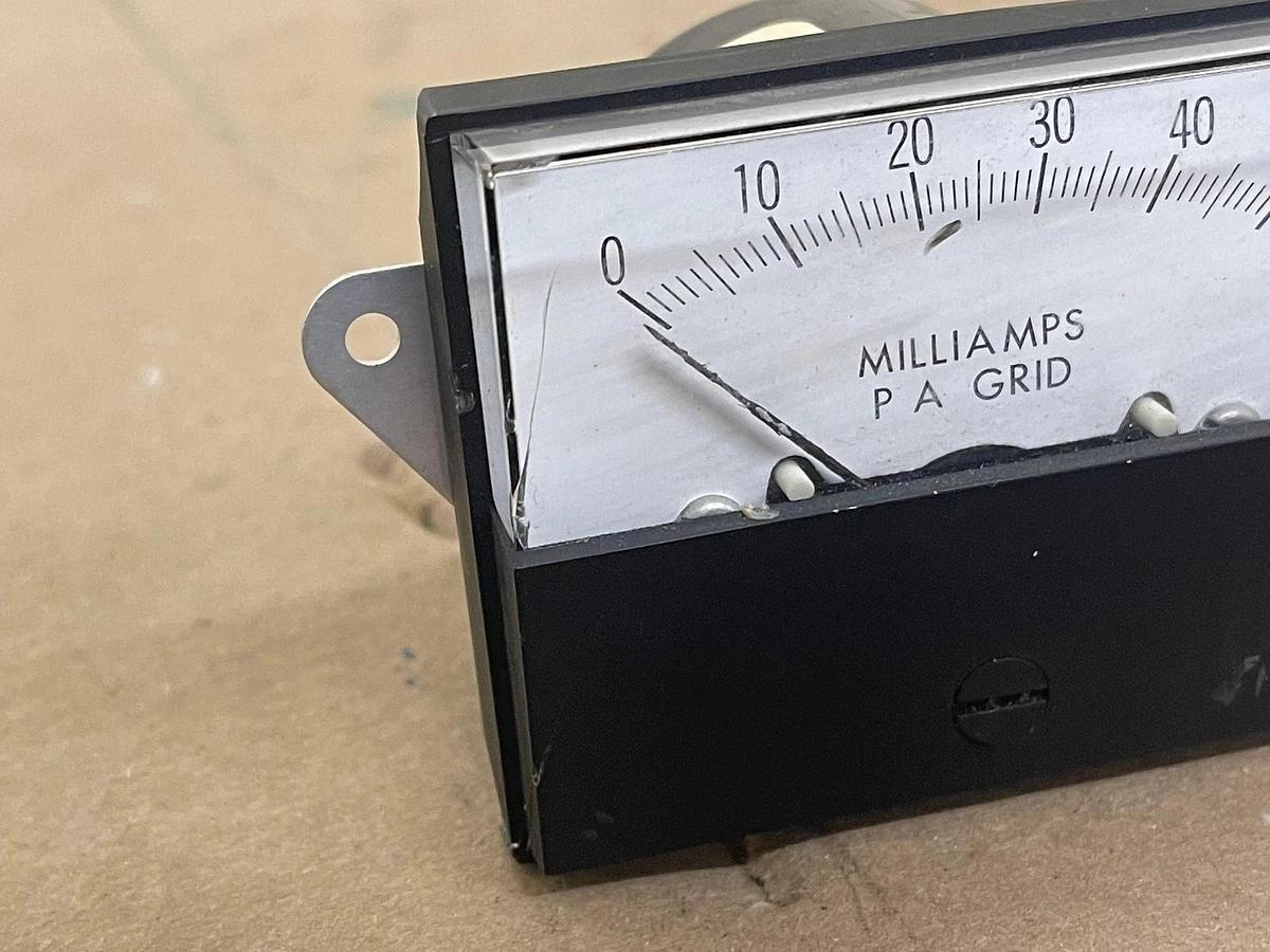 Used General Electric Cat-50.157111HYHY2AAL 0-50 Milliamps Meter