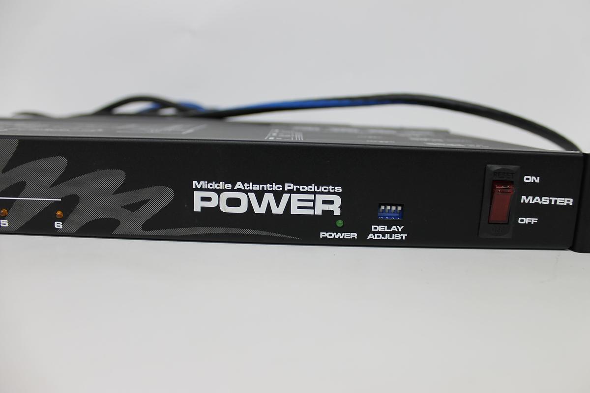 Used Middle Atlantic Power Sequencer PDS-620R 6-Step Sequencer 115V 20 Amp 6 Outlets