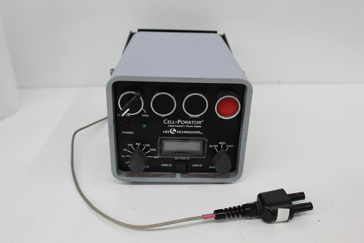 Used Gibco BRL Life Technologies Cell-Porator 11604 Pulse Control w/ Power Supply