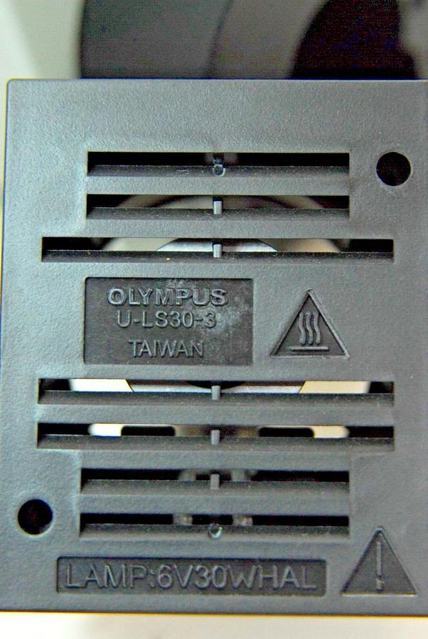 Used Olympus BX-KMA-ESD Reflected Light Illuminator BrightField W/ U-LS30-4 U-LS30-3