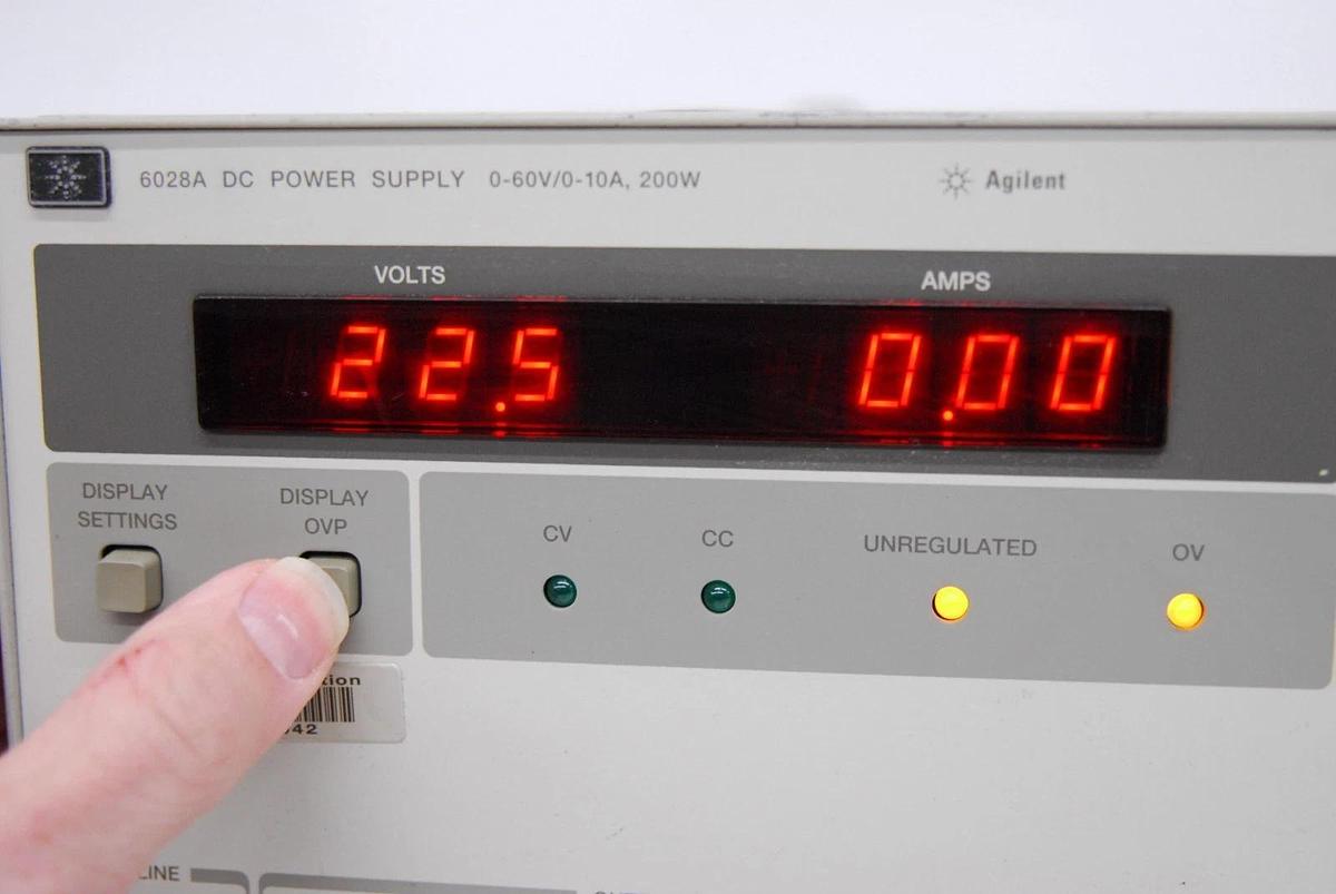 Used Agilent 6028A DC Power Supply (0-60V/0-10A, 200W)