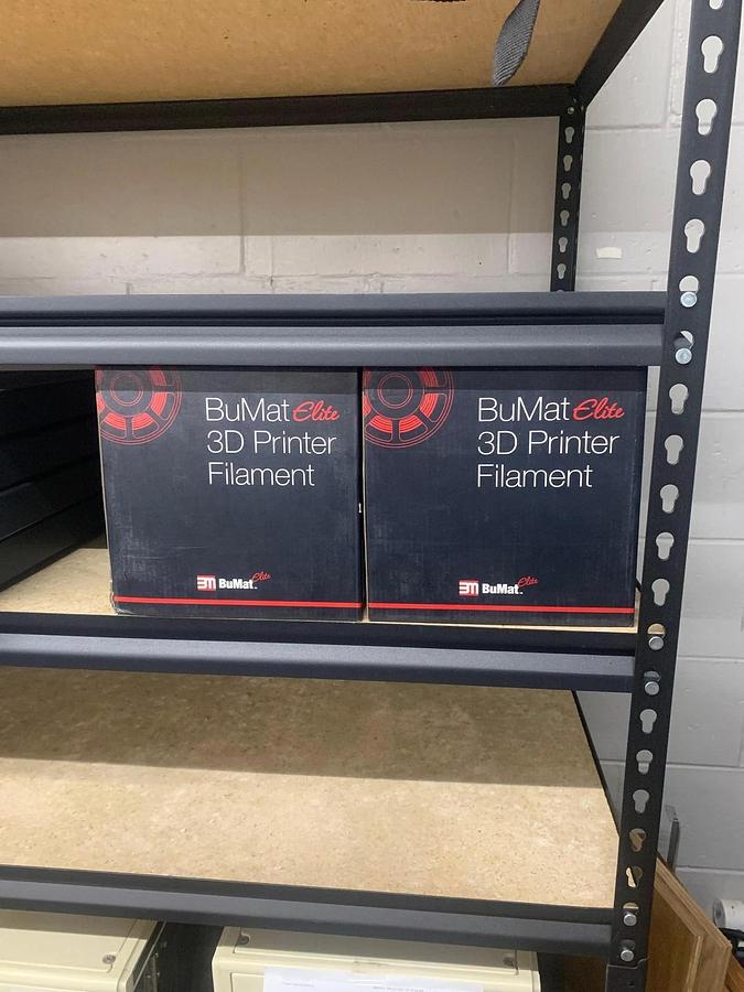 Used BuMat Elite 1.75mm ABS Pro Filament (1.0 kg, White)