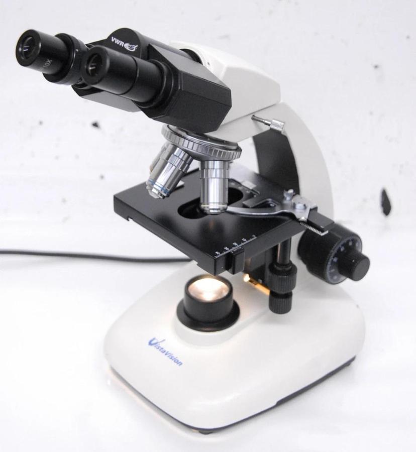 Used VWR Vistavision Compound Microscope W/ SP 4x/10x/40x/100x Objectives