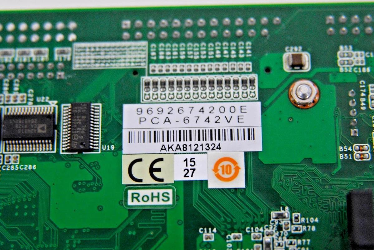 Used Advantech PCA-6742 19A2674202 Half-Size CPU Card Industrial Control Motherboard