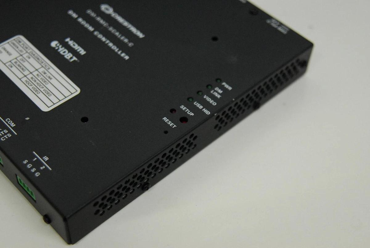 Used Crestron DM-RMC-SCALER-C DigitalMedia 8G+ Receiver Room Controller Scaler