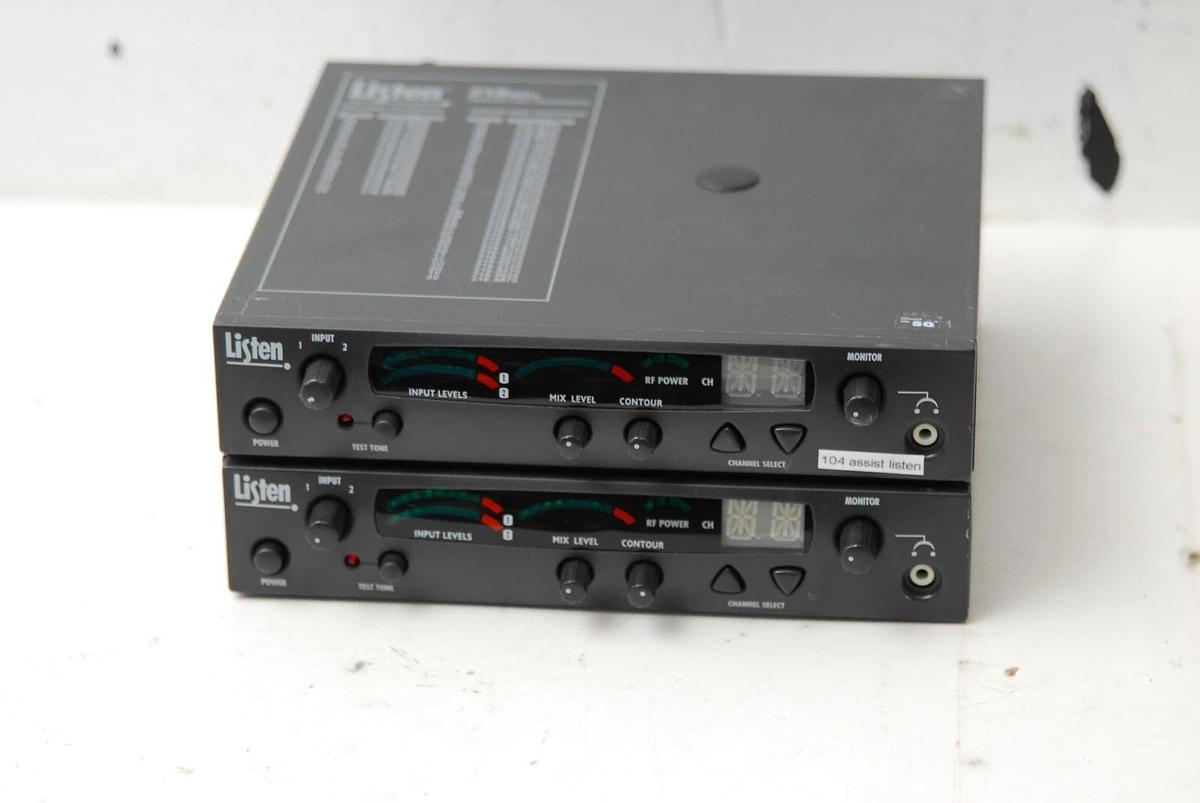 Used Listen LT-800 216MHz For Parts, Lot of 2, no power supply