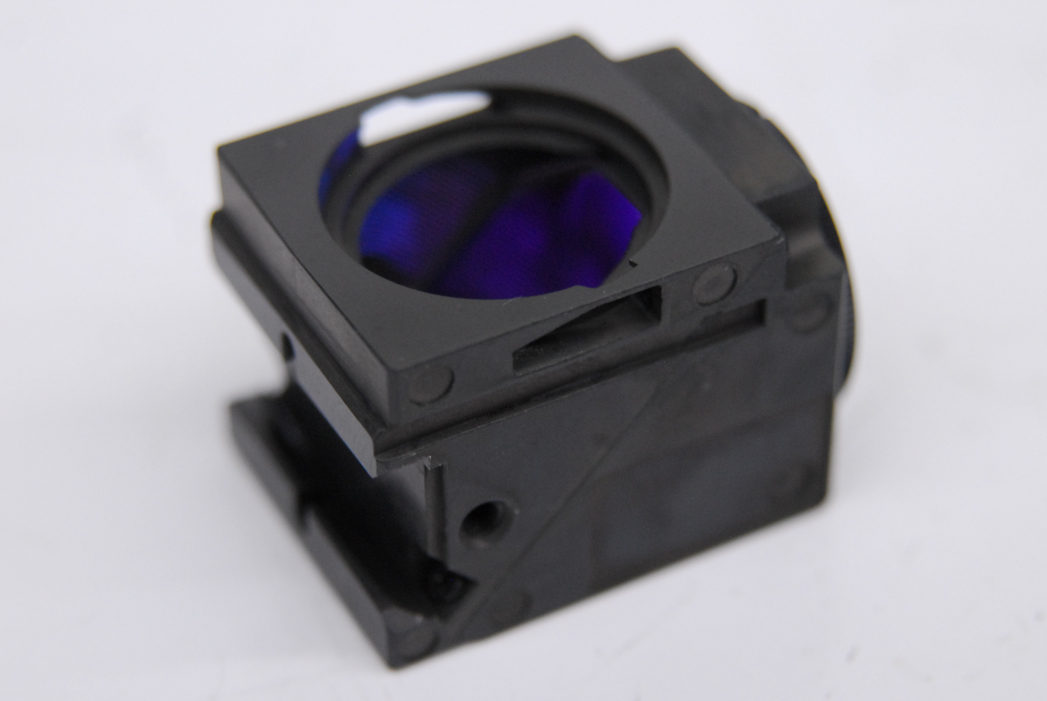 Used Nikon 99755 POS 1 C1 V4C EM 445/35 + 660LP Microscope Fluorescence Filter Cube