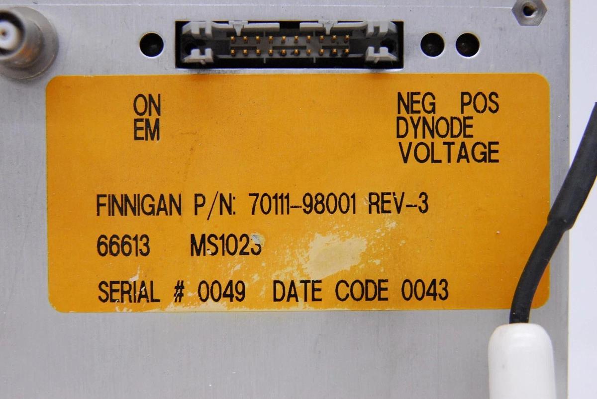 Used Thermo 70111-98001 MS1023 EM Dynode Power Supply 5V/15KV - TSQ Quantum