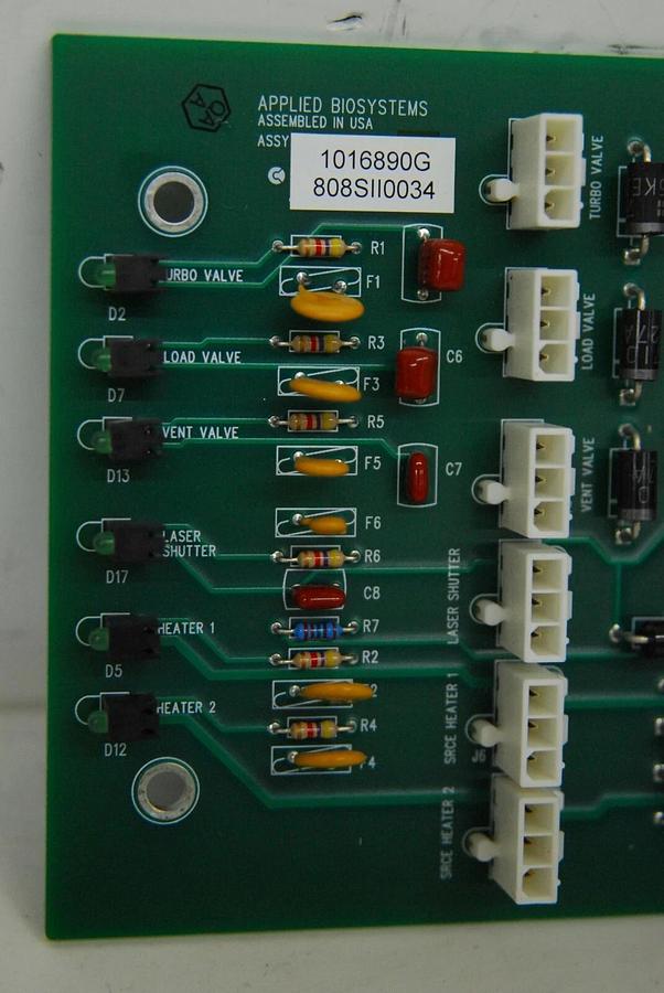 Used Applied Biosystems 1016890G Control Board (4800 MALDI TOF/TOF)