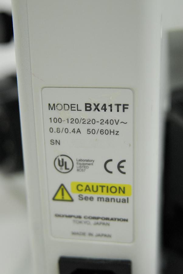 Used Olympus BX41TF, BX41, U-LS30-4, U-5RE-2